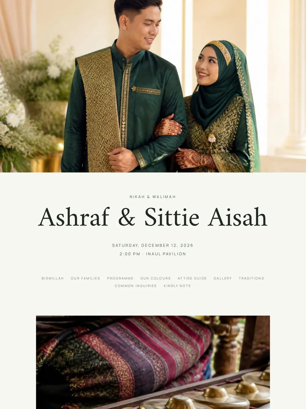 Maguindanao Heritage invitation template preview